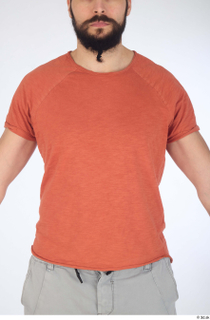 Turgen casual dressed orange t-shirt upper body 0001.jpg